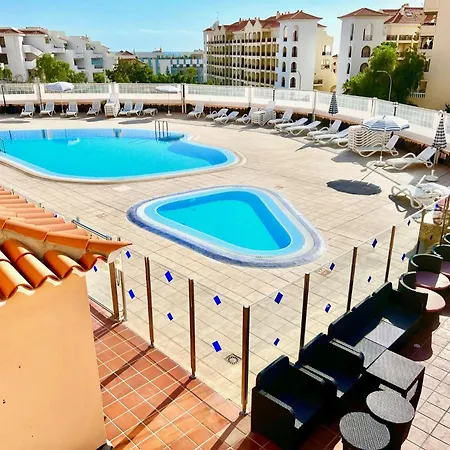 Apartment !!! Relaxing View, The Heights With Terrace And Heated Pools, Cristianos