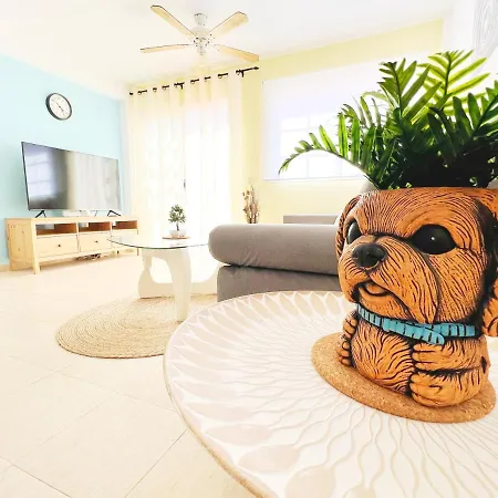 !!! Relaxing View, The Heights With Terrace And Heated Pools, Cristianos Apartment *