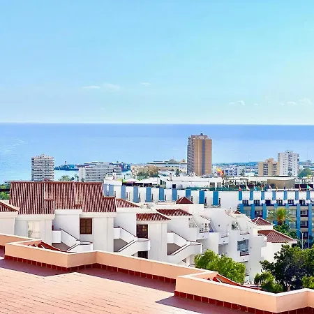 Апартаменты !!! Relaxing View, The Heights With Terrace And Heated Pools, Cristianos Лос Кристианос